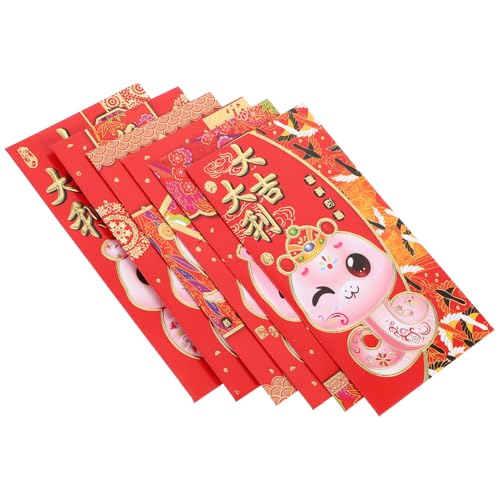 HOMSFOU 30 Stück Rote Umschlagtasche „year of The Snake“. Heiraten Umschlag Für Das Schlangenjahr Mond- Party China Roter Umschlag Neujahr Umschlag Zum Mondneujahr Papier HOMSFOU 30 Stück Rote Umschlagtasche „year of The Snake“. Heiraten Umschlag Für Das Schlangenjahr Mond- Party China Roter Umschlag Neujahr Umschlag Zum Mondneujahr Papier von HOMSFOU