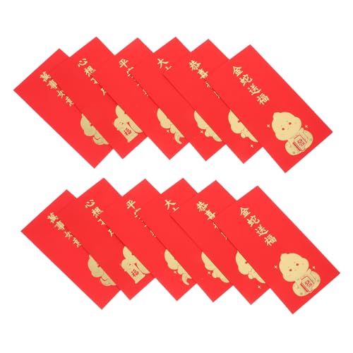 HOMSFOU 30 Stück Teiliges Chinesische Rote Umschläge Große Flache Hong Bao Geldumschläge mit Festlichen Designs Glücksgeldumschläge für Lunar Year Hochzeit Geburtstag Frühlingsfest HOMSFOU 30 Stück Teiliges Chinesische Rote Umschläge Große Flache Hong Bao Geldumschläge mit Festlichen Designs Glücksgeldumschläge für Lunar Year Hochzeit Geburtstag Frühlingsfest von HOMSFOU