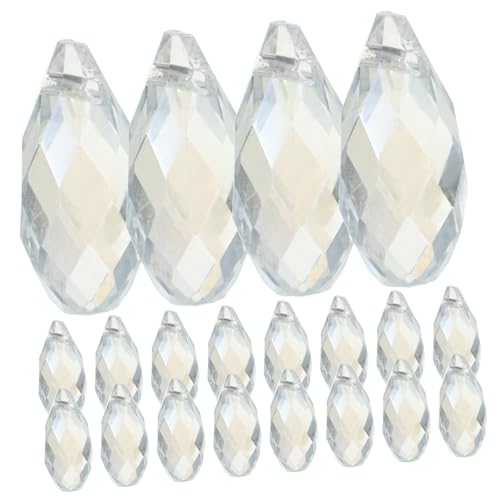 HOMSFOU 30 Stück Teiliges DIY Glasperlen Tropfenform Facettierte Kristallperlen Seitenloch Schmuckperlen für Armbänder Halsketten Basteln und Schmuckherstellung HOMSFOU 30 Stück Teiliges DIY Glasperlen Tropfenform Facettierte Kristallperlen Seitenloch Schmuckperlen für Armbänder Halsketten Basteln und Schmuckherstellung von HOMSFOU