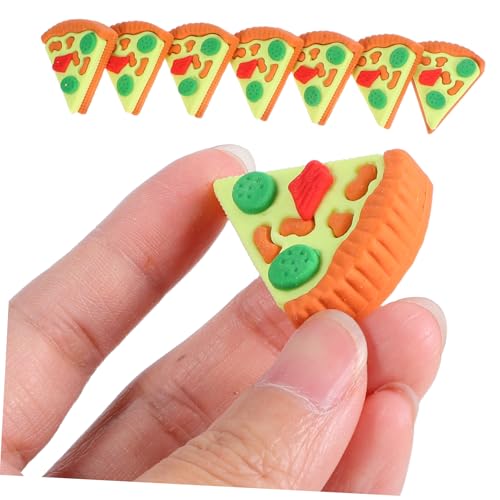 HOMSFOU 30 Stück Teiliges Dreieck pizza Radiergummis aus Tpr Material Lustige Schulradierer für Mädchen und Jungen Spielerisches Design für Schulbedarf und Lernspaß von HOMSFOU