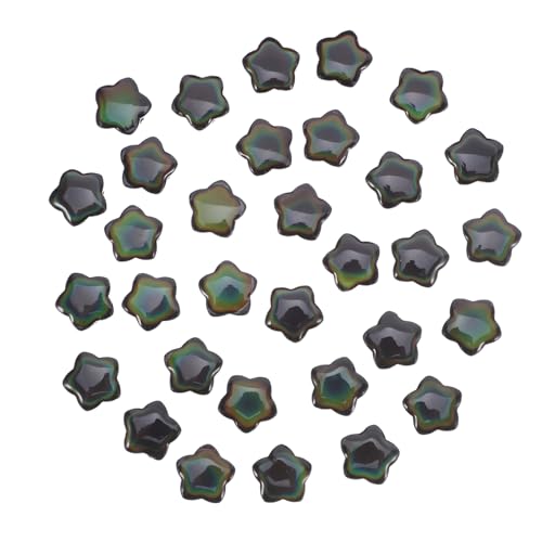 HOMSFOU 30 Stück Teiliges Glas Spacer Perlen Sternform Temperaturfühlende Farbwechsel Schmuckperlen mit Großen Löchern für Armbänder Halsketten Ohrringe DIY Bastelprojekte HOMSFOU 30 Stück Teiliges Glas Spacer Perlen Sternform Temperaturfühlende Farbwechsel Schmuckperlen mit Großen Löchern für Armbänder Halsketten Ohrringe DIY Bastelprojekte von HOMSFOU