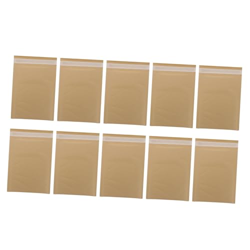 HOMSFOU 30 Stück Teiliges Luftpolsterkuverts aus Kraftpapier Selbstklebende Wasserfeste und Stoßdämpfende Versandtaschen Sichere Express Verpackung für Pakete und Versand von HOMSFOU