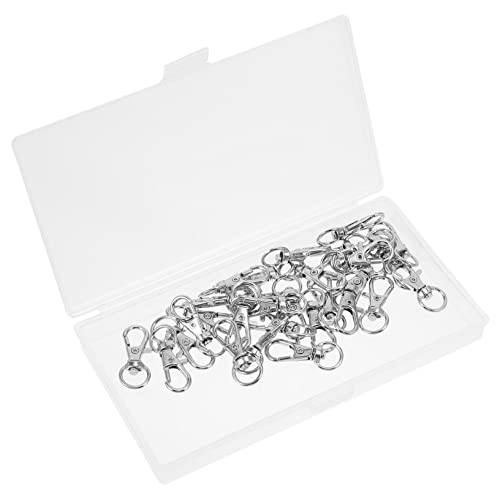 HOMSFOU 30 Stück Teiliges Metall Lanyard Schlüsselanhänger Haken Drehbare Schnapphaken für Bastelarbeiten für Schlüsselringe Taschen und Zubehör HOMSFOU 30 Stück Teiliges Metall Lanyard Schlüsselanhänger Haken Drehbare Schnapphaken für Bastelarbeiten für Schlüsselringe Taschen und Zubehör von HOMSFOU