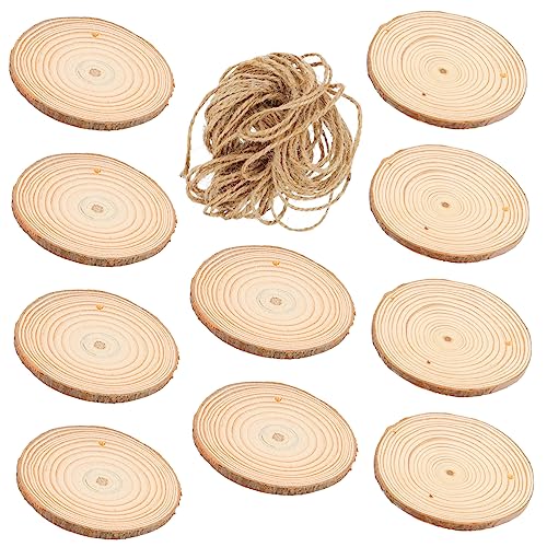 HOMSFOU 30 Stück Teiliges Natürliche Runde Holzscheiben DIY Weihnachtsbaum Deko Basteln Holzrohlinge mit Rinde für Handwerk Malerei Party und Geschenkideen HOMSFOU 30 Stück Teiliges Natürliche Runde Holzscheiben DIY Weihnachtsbaum Deko Basteln Holzrohlinge mit Rinde für Handwerk Malerei Party und Geschenkideen von HOMSFOU