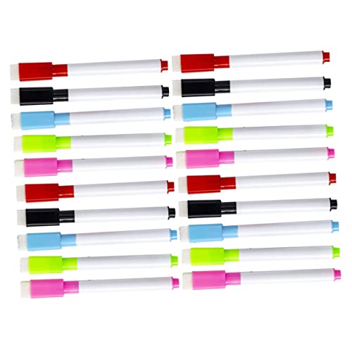 HOMSFOU 30 Stück Tragbare Whiteboard Marker Multifunktionale Abriebfeste Marker für Schule und Haushalt Zufällige Farben Zufällige Farbe von HOMSFOU
