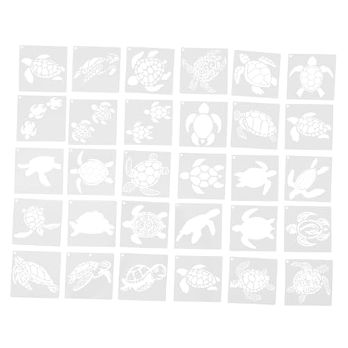 HOMSFOU 30 Stück Turtle Hohlschablone Tafelvorlage Scrapbooking-vorlage Tierische Vorlage Schildkröten-vorlage Vorlage Für Meerestiere Diy Bastelschablone Tafelschablone Das Haustier Weiß HOMSFOU 30 Stück Turtle Hohlschablone Tafelvorlage Scrapbooking-vorlage Tierische Vorlage Schildkröten-vorlage Vorlage Für Meerestiere Diy Bastelschablone Tafelschablone Das Haustier Weiß von HOMSFOU