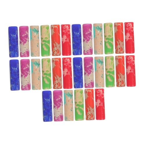 HOMSFOU 30 Stück Zylinderförmige Imperial-stein Perlen DIY Schmuckherstellung Glatte Oberfläche Bunte Naturstein Abstandshalter für Armband Halskette Ohrring Zubehör HOMSFOU 30 Stück Zylinderförmige Imperial-stein Perlen DIY Schmuckherstellung Glatte Oberfläche Bunte Naturstein Abstandshalter für Armband Halskette Ohrring Zubehör von HOMSFOU