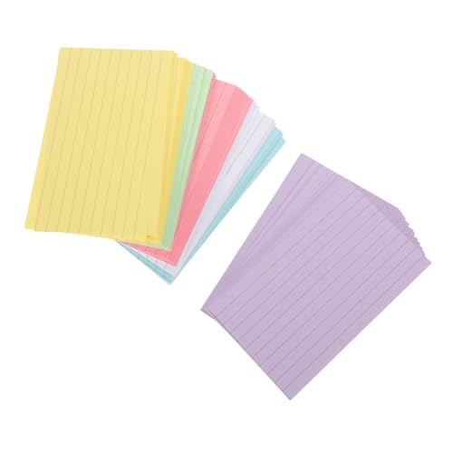 HOMSFOU 300 Blatt Indexkarten Glatte Oberfläche für Notizen Vokabeln Rezepte Praktische Karteikarten für Büro Schule Zuhause Leicht und Vielseitig HOMSFOU 300 Blatt Indexkarten Glatte Oberfläche für Notizen Vokabeln Rezepte Praktische Karteikarten für Büro Schule Zuhause Leicht und Vielseitig von HOMSFOU