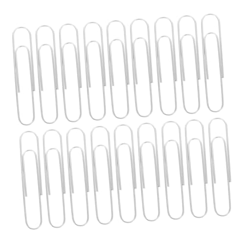 HOMSFOU 300 Stück Beschichtete Büroklammern für Büro Schule und Zuhause Robuste Clips zur Organisation von Dokumenten und Diy Projekten Wiederverwendbarem Behälter von HOMSFOU