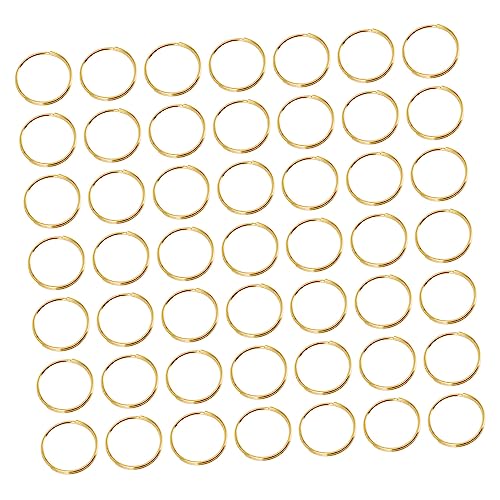HOMSFOU 300 Stück Edelstahl Kronleuchter Ringe Octagonal Perlenverbinder Kristall Lampenpendant Zubehör für Beleuchtung Rostfrei Langlebig Einfach zu Montieren Vielseitig Einsetzbar von HOMSFOU