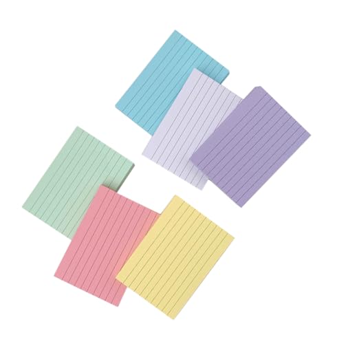 HOMSFOU 300 Stück Einseitige Liniert Indexkarten Horizontale Notizkarten aus Glattem Schreibpapier für Büro Schule Notizen Flashcards Prüfungsvorbereitung von HOMSFOU