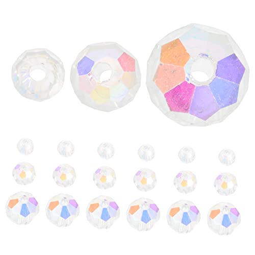 HOMSFOU 300 Stück Facettierte Glasperlen Verschiedenen für DIY Schmuckherstellung Glänzende Kristallperlen für Armbänder und Ohrringe HOMSFOU 300 Stück Facettierte Glasperlen Verschiedenen für DIY Schmuckherstellung Glänzende Kristallperlen für Armbänder und Ohrringe von HOMSFOU