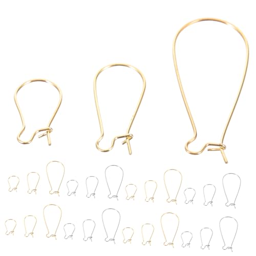HOMSFOU 300 Stück Ohrringhaken Schmuckzubehör Metall für DIY Ohrringe mit Sicherer Verarbeitung in Silber und Gold Leichte Ohrhaken Vielseitig für Schmuckherstellung HOMSFOU 300 Stück Ohrringhaken Schmuckzubehör Metall für DIY Ohrringe mit Sicherer Verarbeitung in Silber und Gold Leichte Ohrhaken Vielseitig für Schmuckherstellung von HOMSFOU
