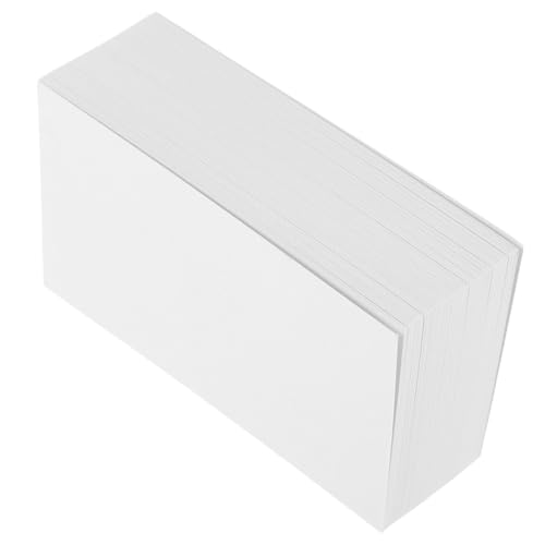 HOMSFOU 300 Stück leere Karte Karteikarten Kartenvorrat farbig Cue -Karten Stichwort Memo -Karten Lernen Graffiti-Karten Notenvorrat Wortkarten multifunktionale Blankokarten Papier Weiß HOMSFOU 300 Stück leere Karte Karteikarten Kartenvorrat farbig Cue -Karten Stichwort Memo -Karten Lernen Graffiti-Karten Notenvorrat Wortkarten multifunktionale Blankokarten Papier Weiß von HOMSFOU