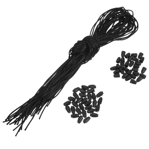 HOMSFOU 30Sätze Abreißverschlüsse Für Halsketten Mit Nylon Schnur Und Kunststoff Verbindern Sicherer Halt Für Schmuck Für DIY Armbänder Und Halsketten von HOMSFOU