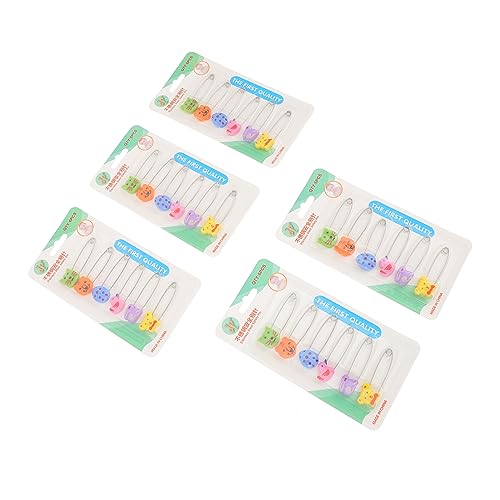 HOMSFOU 30Stücke Babywindel Pins Kunststoff mit Tierischem Design Sicher und Einfach zu Handhaben für Neugeborene Kleidung Zuverlässig zu Sichern von HOMSFOU