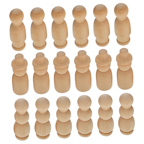 HOMSFOU 30Stücke DIY Holzfiguren Unvollendete Puppen Zum Bemalen Holzstifte Für Kinderhandwerksprojekte Kleine Figuren Für DIY Dekoration Und Vielseitig Einsetzbar HOMSFOU 30Stücke DIY Holzfiguren Unvollendete Puppen Zum Bemalen Holzstifte Für Kinderhandwerksprojekte Kleine Figuren Für DIY Dekoration Und Vielseitig Einsetzbar von HOMSFOU