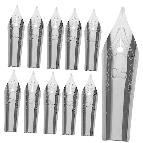 HOMSFOU 30Stücke Metallstiftnibs Ersatz für Füllfederhalter Kalligraphie Stifte Set für Anfänger und Studenten Feder für Präzises Schreiben und Kreative Gestaltung HOMSFOU 30Stücke Metallstiftnibs Ersatz für Füllfederhalter Kalligraphie Stifte Set für Anfänger und Studenten Feder für Präzises Schreiben und Kreative Gestaltung von HOMSFOU