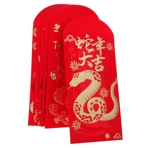 HOMSFOU 30Stücke Rote Umschläge im Chinesischen Stil Traditionelle Glücksumschläge für Chinesische Neujahr Langlebige Geldtaschen mit Eleganten Designs für Hochzeiten HOMSFOU 30Stücke Rote Umschläge im Chinesischen Stil Traditionelle Glücksumschläge für Chinesische Neujahr Langlebige Geldtaschen mit Eleganten Designs für Hochzeiten von HOMSFOU