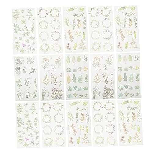 HOMSFOU 30Stücke Selbstklebende Washi Aufkleber Dekorative Scrapbooking Sticker für Journaling DIY Alben und Projekte Vielseitig Einsetzbar und Einfach zu Handhaben HOMSFOU 30Stücke Selbstklebende Washi Aufkleber Dekorative Scrapbooking Sticker für Journaling DIY Alben und Projekte Vielseitig Einsetzbar und Einfach zu Handhaben von HOMSFOU