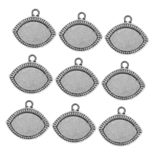 HOMSFOU 30Stücke Teiliges DIY Schmuck Zubehör mit Augenform Anhängern Silberne Basis für Armbänder für Bastelprojekte und HOMSFOU 30Stücke Teiliges DIY Schmuck Zubehör mit Augenform Anhängern Silberne Basis für Armbänder für Bastelprojekte und von HOMSFOU
