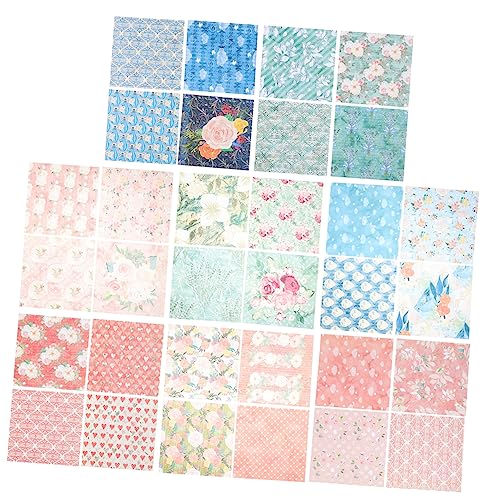 HOMSFOU 32 Blatt Vintage Scrapbook Papier für DIY Handwerk Doppelseitiges Dekorpapier für Scrapbooking Journal und Kartenherstellung für Dekorationen und HOMSFOU 32 Blatt Vintage Scrapbook Papier für DIY Handwerk Doppelseitiges Dekorpapier für Scrapbooking Journal und Kartenherstellung für Dekorationen und von HOMSFOU