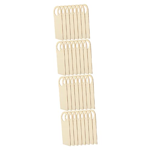 HOMSFOU 32 Stück Holz Türschilder zum Basteln Diy Hängende Plaketten Holz für Kreative Handwerksprojekte Leere Holzanhänger für Glatte Oberfläche für Dekoration und Persönliche Gestaltung HOMSFOU 32 Stück Holz Türschilder zum Basteln Diy Hängende Plaketten Holz für Kreative Handwerksprojekte Leere Holzanhänger für Glatte Oberfläche für Dekoration und Persönliche Gestaltung von HOMSFOU