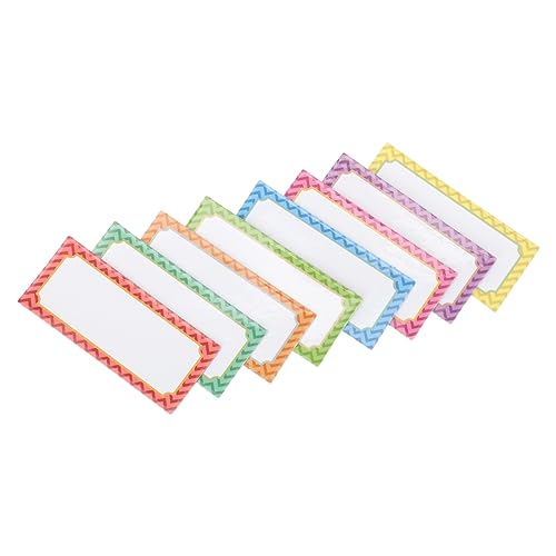 HOMSFOU 32 Stück Name Tag klebrig Etiketten Stichworte Aufkleber Beschriftungen beschriftungsaufkleber selber machen Magnetaufkleber erinnernde Aufkleber Namensschilder das Haustier Bunt von HOMSFOU