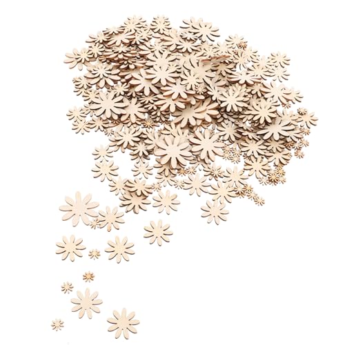 HOMSFOU 350 Stück Teiliges Holzblumen Bemalen für Unvollendete Holzblüten zum Basteln und Dekorieren Fördert Künstlerische Entwicklung Hand-auge-koordination Diy-dekoideen für Party und HOMSFOU 350 Stück Teiliges Holzblumen Bemalen für Unvollendete Holzblüten zum Basteln und Dekorieren Fördert Künstlerische Entwicklung Hand-auge-koordination Diy-dekoideen für Party und von HOMSFOU