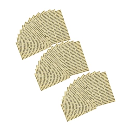 HOMSFOU 3500 Stück Transparent Selbstklebende Etiketten Wasserfest für Herkunftskennzeichnung Geeignet für Verpackung Versand und Bekleidung HOMSFOU 3500 Stück Transparent Selbstklebende Etiketten Wasserfest für Herkunftskennzeichnung Geeignet für Verpackung Versand und Bekleidung von HOMSFOU