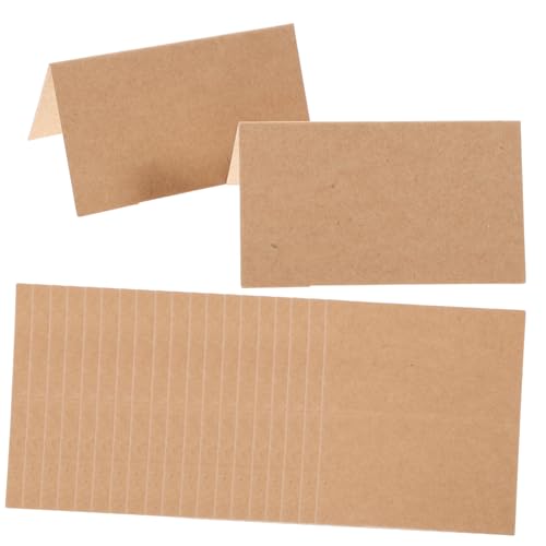 HOMSFOU 35Stücke Kraftpapier Tischkarten Zur Namensanzeige Faltbare Robuste Blanko Karten Für Veranstaltungen Und Hochzeiten Für Personalisierte Grußkarten HOMSFOU 35Stücke Kraftpapier Tischkarten Zur Namensanzeige Faltbare Robuste Blanko Karten Für Veranstaltungen Und Hochzeiten Für Personalisierte Grußkarten von HOMSFOU