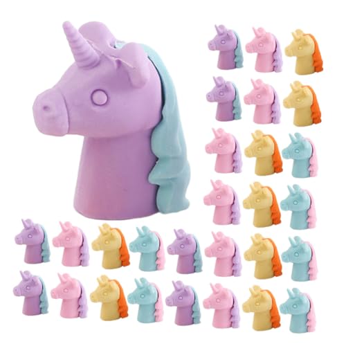 HOMSFOU 36 Stück Einhorn Radiergummis Mini Radierer für Schüler Süße Belohnungen und Schulbedarf für Partys und Preise aus Sicherem Tpr Material HOMSFOU 36 Stück Einhorn Radiergummis Mini Radierer für Schüler Süße Belohnungen und Schulbedarf für Partys und Preise aus Sicherem Tpr Material von HOMSFOU