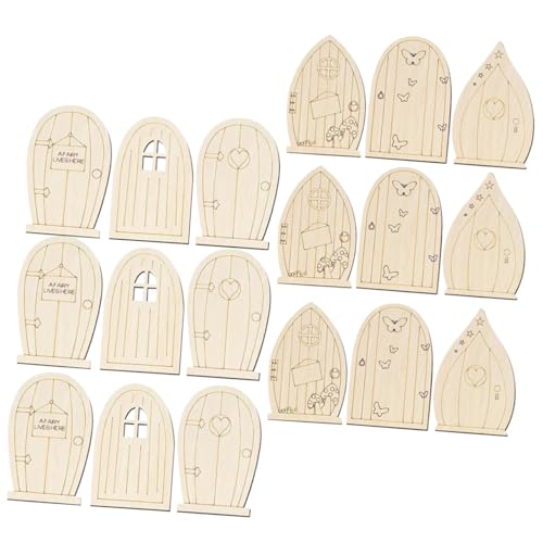 HOMSFOU 36 Stück Holzscheiben im Tür Design Unlackierte Holzstücke für Diy Bastelprojekte Kreative Mini Türen für Hochzeiten und Dekorationen HOMSFOU 36 Stück Holzscheiben im Tür Design Unlackierte Holzstücke für Diy Bastelprojekte Kreative Mini Türen für Hochzeiten und Dekorationen von HOMSFOU