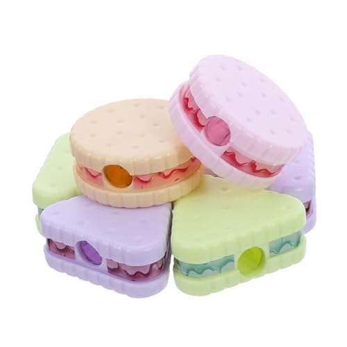HOMSFOU 36 Stück Teiliges Mini Buntstiftspitzer Keksausstecher-design Handlich Niedlich für Schulanfang Partygeschenke Lehrer Zubehör Praktisch für Klassenraum und Zuhause von HOMSFOU