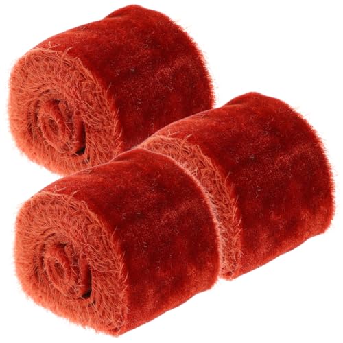 HOMSFOU 3Rollen Dekoratives Geschenkband Polyester für Hochzeitsdekoration Geschenkpäckchen und Bastelprojekte für Feiertage und Partys HOMSFOU 3Rollen Dekoratives Geschenkband Polyester für Hochzeitsdekoration Geschenkpäckchen und Bastelprojekte für Feiertage und Partys von HOMSFOU