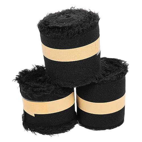 HOMSFOU 3Rollen Hochzeitsstraußband Fransenbänder Pro DIY Dekorationsband Für Blumensträuße Hochzeitsaccessoires Atmungsaktives Chiffonband Für Projekte HOMSFOU 3Rollen Hochzeitsstraußband Fransenbänder Pro DIY Dekorationsband Für Blumensträuße Hochzeitsaccessoires Atmungsaktives Chiffonband Für Projekte von HOMSFOU