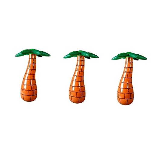 HOMSFOU 3St Spielzeuge Kinderspielzeug Becher Kokospalme lustiges Kokosnussbaumspielzeug Kokosnussbaum-Spielzeug für Kinder Spielzeug-Kokosnussbaum aufblasbar Yiwu von HOMSFOU