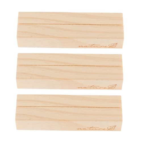 HOMSFOU 3Stücke Holz Postkartenbasis Namenskarten Anzeigeständer Aus Holz Vintage Fotohalter Für Hochzeiten Partys Und Veranstaltungen Stabiler Tischkartenhalter HOMSFOU 3Stücke Holz Postkartenbasis Namenskarten Anzeigeständer Aus Holz Vintage Fotohalter Für Hochzeiten Partys Und Veranstaltungen Stabiler Tischkartenhalter von HOMSFOU