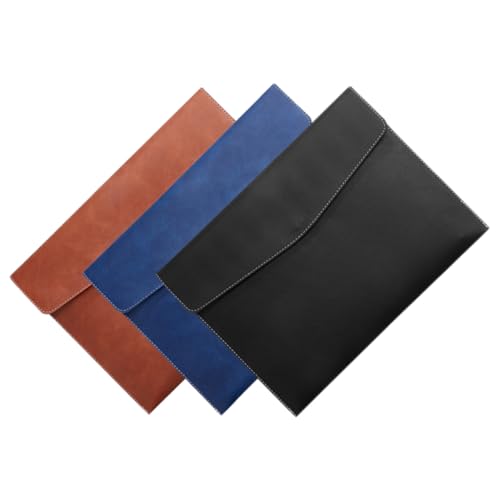 HOMSFOU 3Stücke Teiliges Dokumenten Organizer Wasserdichte Aktenhalter für Büro und Schule Langlebige Imitation Leder Datei Aufbewahrungstaschen HOMSFOU 3Stücke Teiliges Dokumenten Organizer Wasserdichte Aktenhalter für Büro und Schule Langlebige Imitation Leder Datei Aufbewahrungstaschen von HOMSFOU