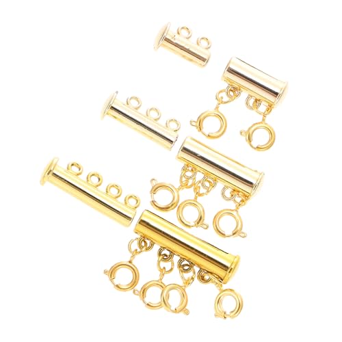 HOMSFOU 3Stücke Teiliges Magnetverschluss für Schmuck Goldene Schnallen für Halsketten und Armbänder Hochwertige Verbindungselemente mit Starkem Magnetismus für DIY Projekte HOMSFOU 3Stücke Teiliges Magnetverschluss für Schmuck Goldene Schnallen für Halsketten und Armbänder Hochwertige Verbindungselemente mit Starkem Magnetismus für DIY Projekte von HOMSFOU