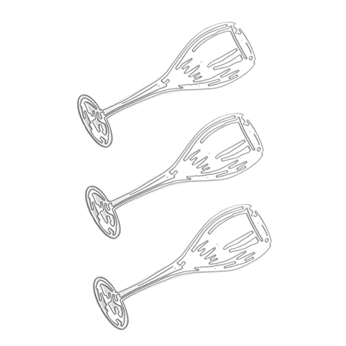 HOMSFOU 3Stücke Teiliges Metall Stanzschablonen Für DIY Kartenhandwerk Kompakte Präge Stanzformen Mit Eleganten Mustern Für Scrapbooking Fotoalben Und Hochzeitskarten von HOMSFOU