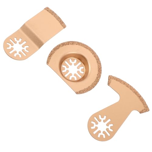 HOMSFOU 3Stücke Teiliges Oszillierendes Sägeblatt Set Hartmetall Einsetzbar für Präzises von Fliesen Mörtel und Kompatibel mit Multitools HOMSFOU 3Stücke Teiliges Oszillierendes Sägeblatt Set Hartmetall Einsetzbar für Präzises von Fliesen Mörtel und Kompatibel mit Multitools von HOMSFOU
