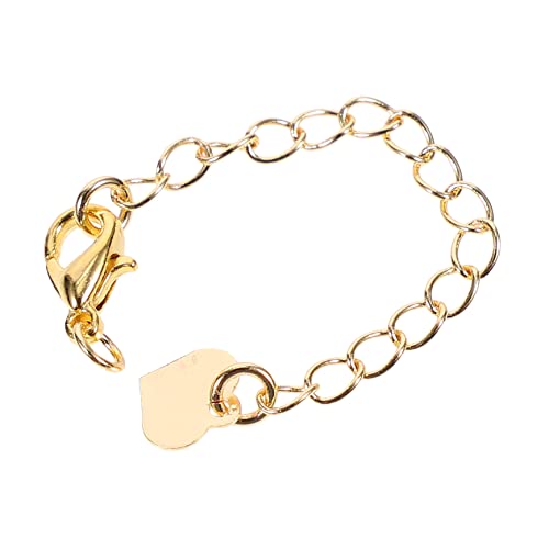 HOMSFOU 3Stücke Teiliges Schmuckverlängerungsketten für Fußkettchen und Armbänder DIY Schmuckherstellung Goldfarbene Ketten mit Karabiner Zubehör zur Längenanpassung HOMSFOU 3Stücke Teiliges Schmuckverlängerungsketten für Fußkettchen und Armbänder DIY Schmuckherstellung Goldfarbene Ketten mit Karabiner Zubehör zur Längenanpassung von HOMSFOU