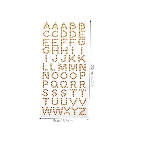 HOMSFOU 4 Blätter Acryl Rhinestone Alphabet Aufkleber Selbstklebend Kleine Buchstaben und Zahlen Glitzerndes Diy Scrapbooking Zubehör für Schüler Kreative Handarbeit Dekorative Sticker HOMSFOU 4 Blätter Acryl Rhinestone Alphabet Aufkleber Selbstklebend Kleine Buchstaben und Zahlen Glitzerndes Diy Scrapbooking Zubehör für Schüler Kreative Handarbeit Dekorative Sticker von HOMSFOU