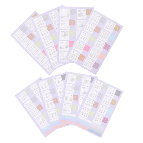 HOMSFOU 4 Blätter Monatliche Kalenderaufkleber Bunte Index Sticker für Planer Notizbücher und Bürobedarf Selbstklebend Markieren und Organisieren Zufällige Farbe Zufällige Farbe HOMSFOU 4 Blätter Monatliche Kalenderaufkleber Bunte Index Sticker für Planer Notizbücher und Bürobedarf Selbstklebend Markieren und Organisieren Zufällige Farbe Zufällige Farbe von HOMSFOU
