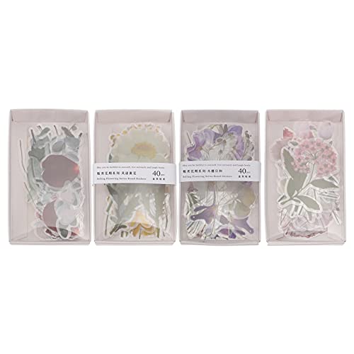 HOMSFOU 4 Boxen Handgemachte Dekorative Aufkleber für Tagebuch und Scrapbook Kreative Blumenmuster Diy Versiegelungsetiketten für Persönliche Gestaltung HOMSFOU 4 Boxen Handgemachte Dekorative Aufkleber für Tagebuch und Scrapbook Kreative Blumenmuster Diy Versiegelungsetiketten für Persönliche Gestaltung von HOMSFOU