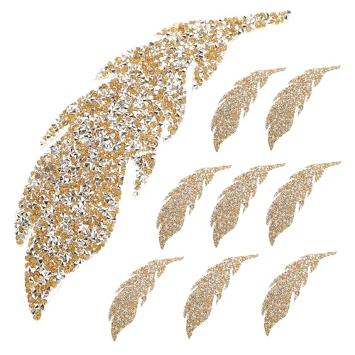 HOMSFOU 4 Paare Strass-Patches Verzierungen austauschbare Hutaufnäher Flecken Mantelflicken Nähen bestickt austauschbare Kleiderflicken kleine Patches für Kleidung Heißschmelzkleber Gelb HOMSFOU 4 Paare Strass-Patches Verzierungen austauschbare Hutaufnäher Flecken Mantelflicken Nähen bestickt austauschbare Kleiderflicken kleine Patches für Kleidung Heißschmelzkleber Gelb von HOMSFOU