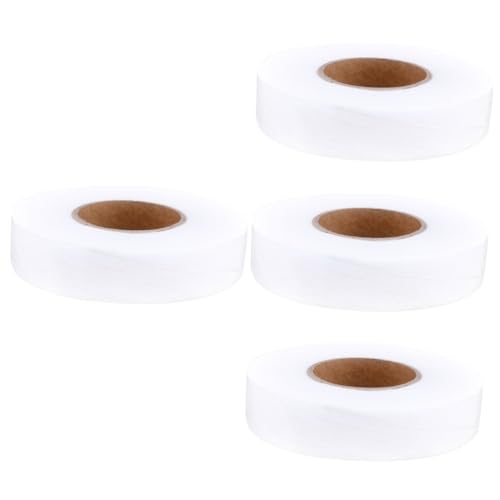HOMSFOU 4 Rollen Doppelseitiges Klebeband Yards nicht Gewebtes Interlining für Bekleidungszubehör für Nähen Diy Projekte Geeignet für Stoffe Säume und Mehr von HOMSFOU