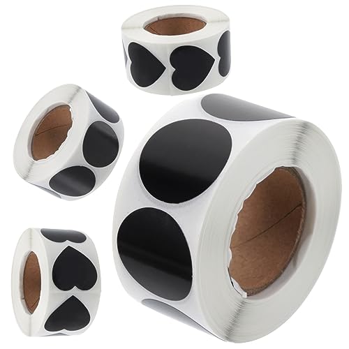 HOMSFOU 4 Rollen Hochwertige Herz Aufkleber Selbstklebende Etiketten für Hochzeit Dekoration Umweltfreundliche Praktische Klebeetiketten Herz und Rundform HOMSFOU 4 Rollen Hochwertige Herz Aufkleber Selbstklebende Etiketten für Hochzeit Dekoration Umweltfreundliche Praktische Klebeetiketten Herz und Rundform von HOMSFOU