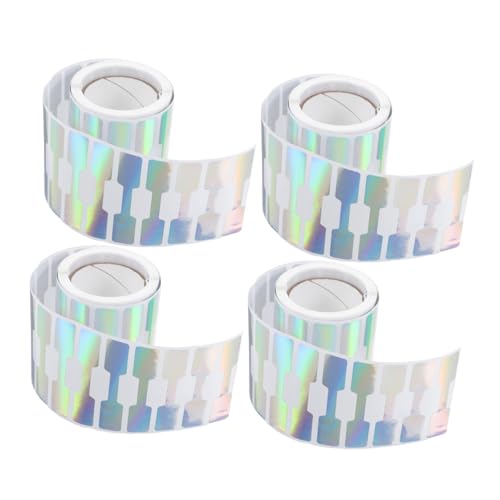 HOMSFOU 4 Rollen Schmuck Preisschilder Selbstklebende Wasserfeste Etiketten Blanko Aufkleber Für Halskette Armband Ohrringe Und Kleidung Abziehbare Preisetiketten Für Einzelhandel HOMSFOU 4 Rollen Schmuck Preisschilder Selbstklebende Wasserfeste Etiketten Blanko Aufkleber Für Halskette Armband Ohrringe Und Kleidung Abziehbare Preisetiketten Für Einzelhandel von HOMSFOU